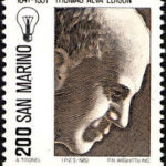 エジソンの切手