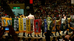 大相撲の懸賞旗