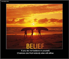 Beliefと書かれた旅行宣伝用のポスター