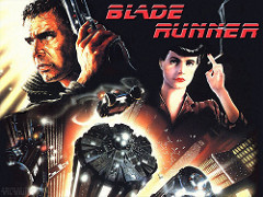 映画Blade　runnerの宣伝ポスター
