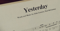 ビートルズのYesterdayという曲の楽譜