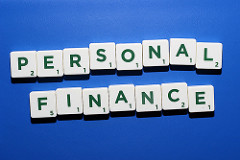 Personal　Financeと並べられた文字ブロック