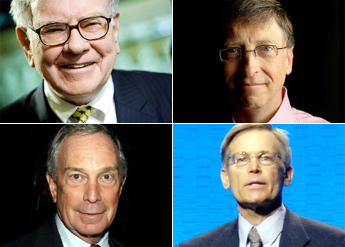 4 richest men in U.S.